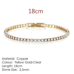 Fashion Multicolor Tennis Bracelet for Women