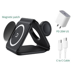 3 in 1 Wireless Charger for Apple Watch/iPhone & Android