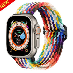 Nylon Braided Solo Loop Strap For Apple Watch