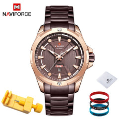 NAVIFORCE Stainless Steel Analog Men's Watch