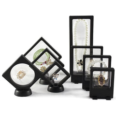 Challenge Coin Display Stand 3D Floating Transparent Phone Case Jewelry Specimen Military Medal Stand Frame